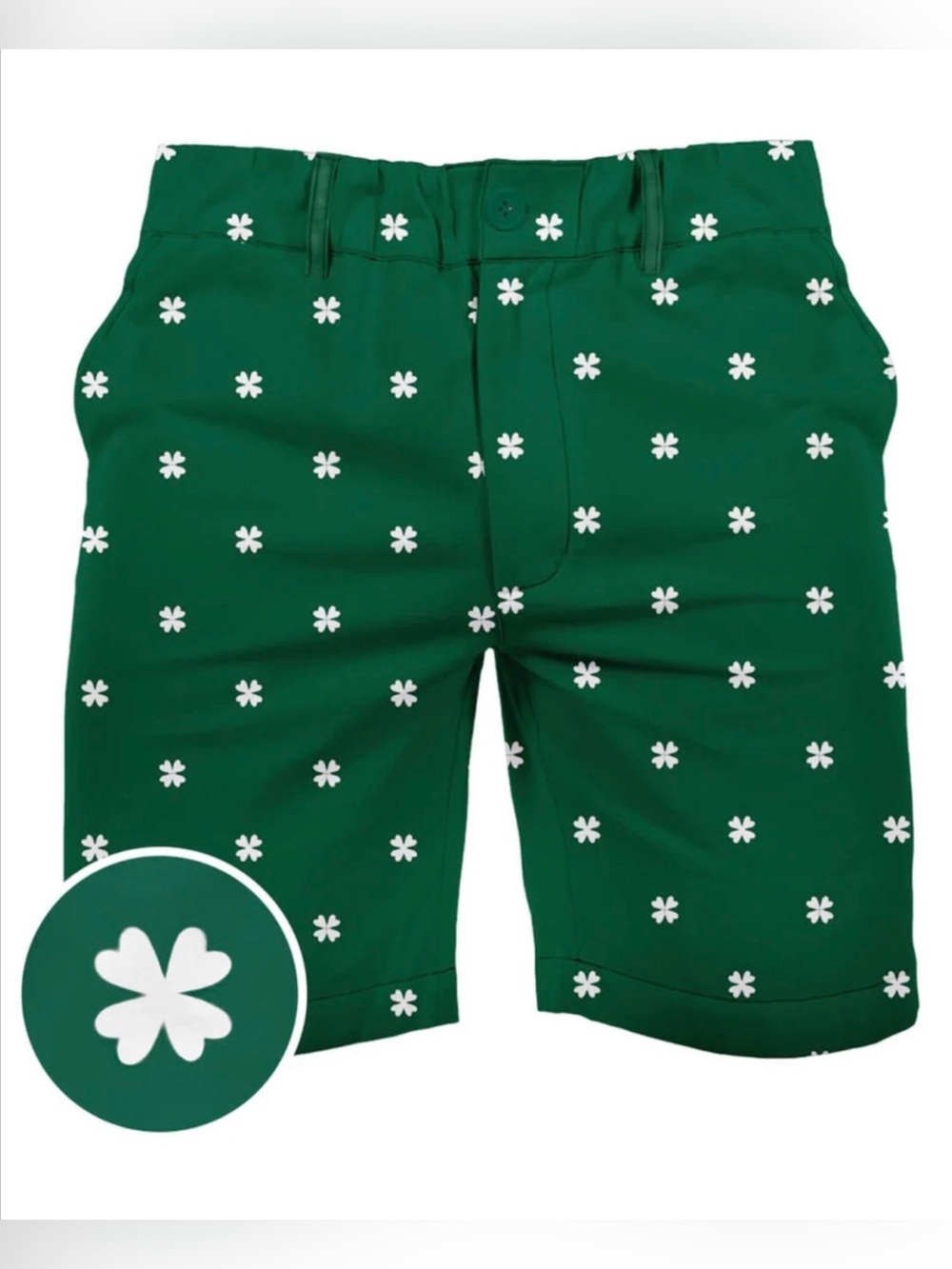 TIPSY ELVES MEN’S SHAMROCK SHORTS SIZE M